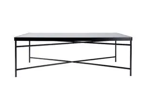 Leitmotiv - Coffee table Smooth rectangle matt black