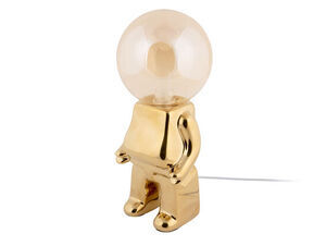 Leitmotiv - Table lamp Ross LED ceramic gold plated