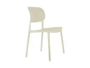 Leitmotiv - Dining chair Cheer PP off white