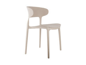Leitmotiv - Dining chair Fain PP warm grey