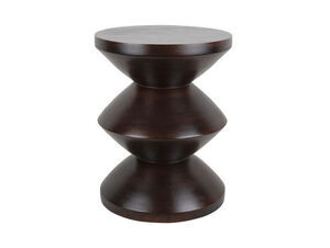 Leitmotiv - Side table Totem mango wood walnut lacquered
