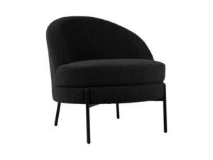 Leitmotiv - Chair Noble teddy curl black