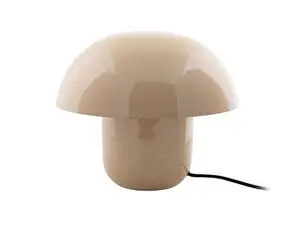 Leitmotiv - Table lamp Fat Mushroom enamel soft brown
