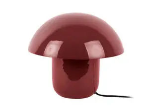 Leitmotiv - Table lamp Fat Mushroom red ochre