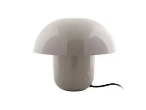 Leitmotiv - Table lamp Fat Mushroom enamel warm grey