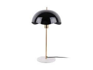 Leitmotiv - Table lamp Waved Dome enamel black