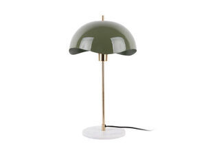 Leitmotiv - Table lamp Waved Dome enamel jungle green
