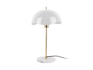 Leitmotiv - Table lamp Waved Dome enamel white