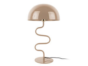 Leitmotiv - Table lamp Twist enamel soft brown