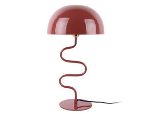 Leitmotiv - Table lamp Twist enamel red ochre