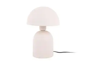 Leitmotiv - Table lamp Boaz iron textured warm grey