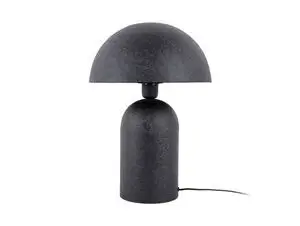 Leitmotiv - Table lamp Boaz large iron textured black