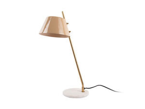 Leitmotiv - Table lamp Savvy enamel soft brown