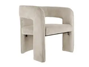 Leitmotiv - Chair Vigor corduroy warm grey