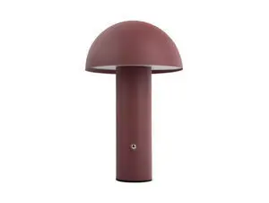 Leitmotiv - Table lamp Fuego LED iron matt red ochre