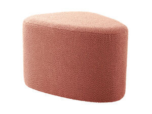 Leitmotiv - Pouf Ada organic large bouclé faded pink