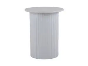 Leitmotiv - Coffee table Luscious straight white marble, white frame