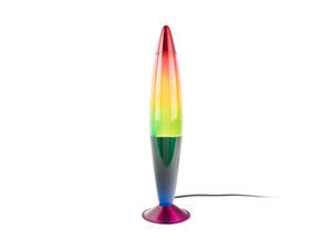 Leitmotiv - Table lamp Rainbow Rocket Lava multi colour, green