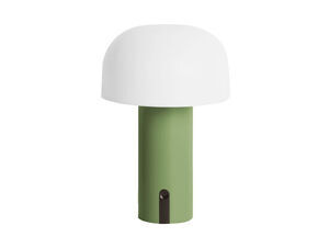 Leitmotiv - Table lamp Luca iron jungle green LED