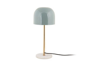 Leitmotiv - Table lamp Manta enamel misty blue