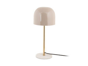 Leitmotiv - Table lamp Manta enamel warm grey