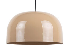 Leitmotiv - Pendant lamp Dome enamel soft brown