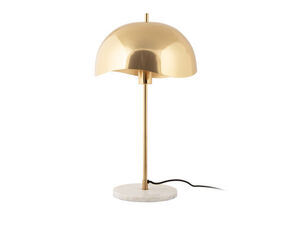 Leitmotiv - Table lamp Waved Dome brushed gold plated