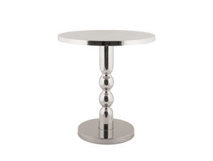 Leitmotiv - Side table Sheen aluminium chrome