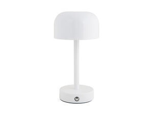 Leitmotiv - Table lamp James LED iron shiny white