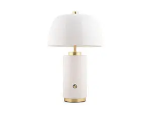 Leitmotiv - Table lamp Freya LED iron white