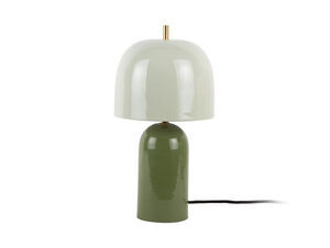 Leitmotiv - Table lamp Rico enamel jungle green w. grayed jade
