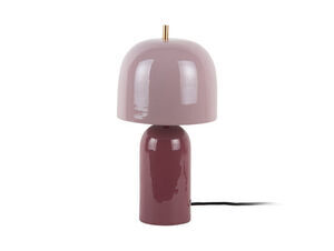 Leitmotiv - Table lamp Rico enamel dark mauve w. soft lavender