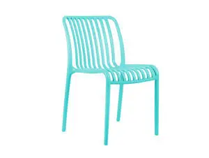 Leitmotiv - Chair Glee PP turquoise blue
