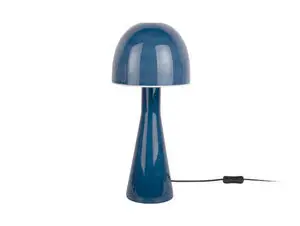 Leitmotiv - Table lamp Bombin glass classic blue