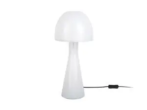 Leitmotiv - Table lamp Bombin glass white