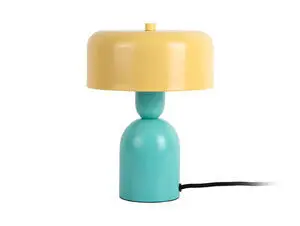 Leitmotiv - Table lamp Double Funky turquoise blue w. soft yellow