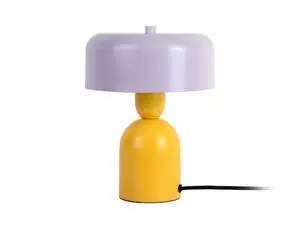 Leitmotiv - Table lamp Double Funky bright yellow w. soft purple
