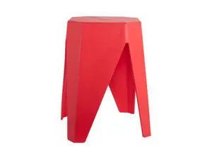 Leitmotiv - Stool Cherish PP bright red