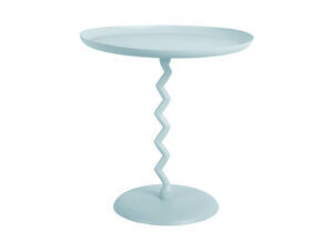 Leitmotiv - Side table Zig Zag medium soft blue