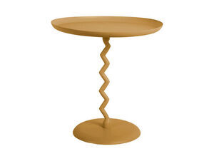 Leitmotiv - Side table Zig Zag medium ochre yellow