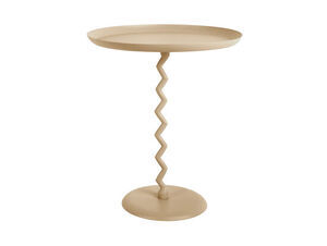 Leitmotiv - Side table Zig Zag large soft brown