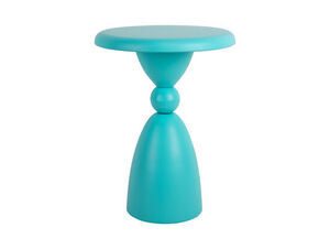 Leitmotiv - Side table Folly Outdoor turquoise blue