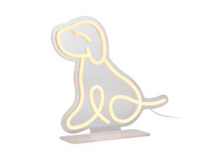 Leitmotiv - Neon light Sitting Dog yellow