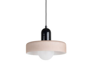 Leitmotiv - Pendant lamp Opaco Grato black w. warm grey