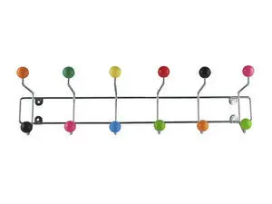 Present time - Hat rack Saturnus with coloured assorted balls XL