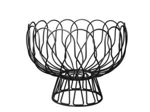 Present time - Fruit basket Wired metal black