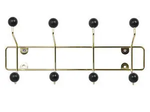 Present time - Hat rack Saturnus gold w. black balls