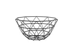 Present time - Fruit Basket Diamond Cut iron black