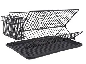 Present time - Dish rack Classic matt black iron