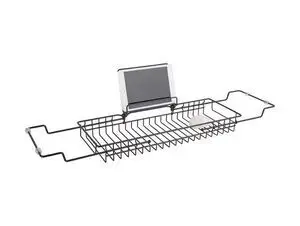 Present time - Bath tub caddy iron black